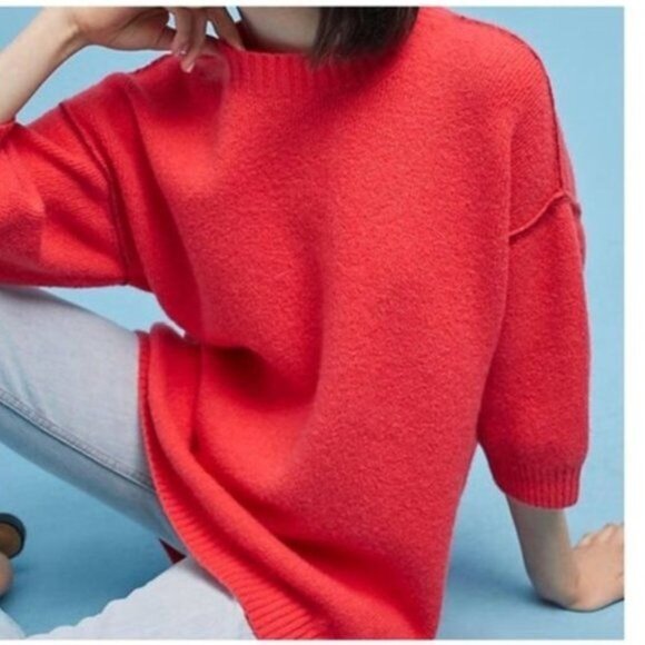 Moth Oversized Wool Pullover Sweater - S - Picture 3 of 10